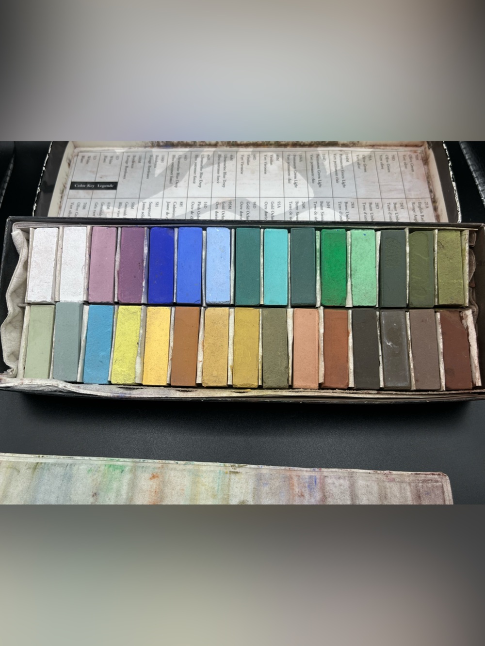 Vintage Grumbacher Landscape Pastel Set